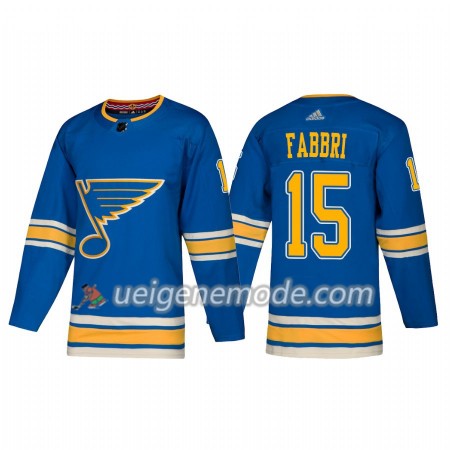 Herren Eishockey St. Louis Blues Trikot Robby Fabbri 15 Adidas Alternate 2018-19 Authentic